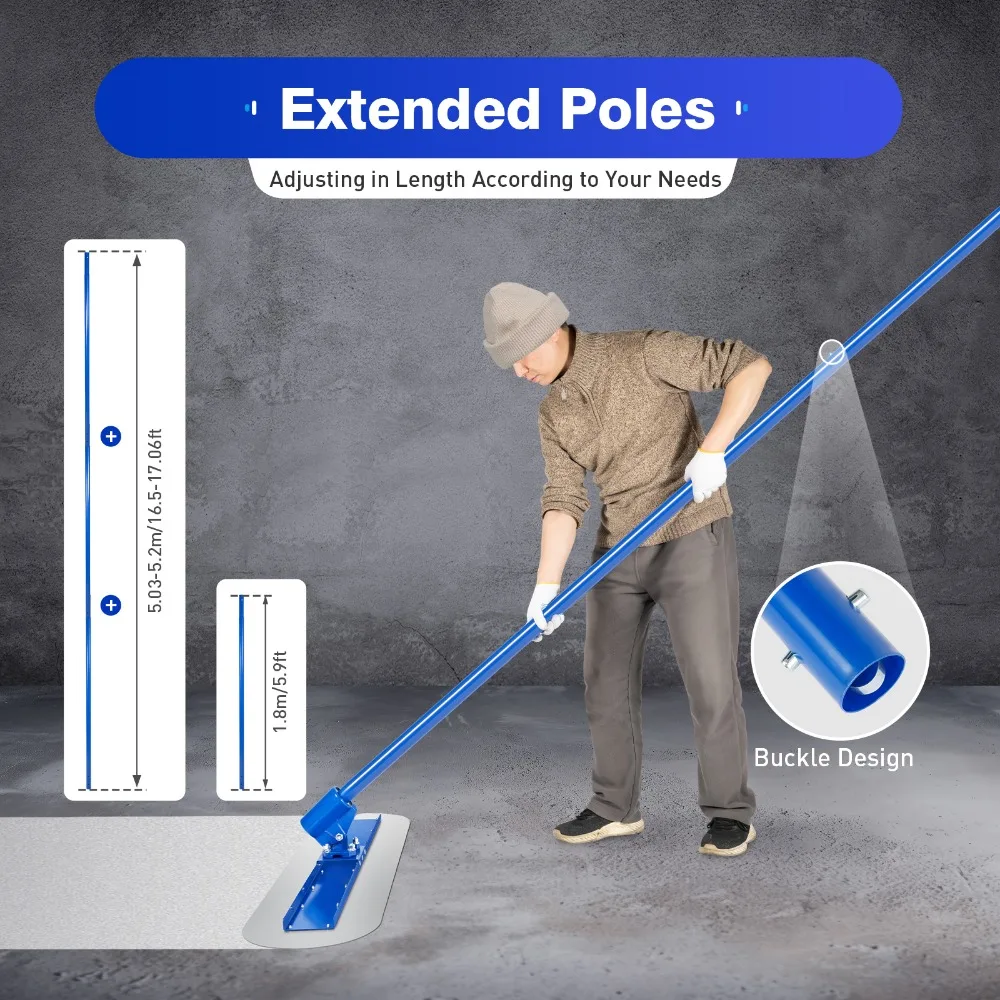 Bull Float Concrete Tools Concrete Trowel Finishing Concrete Cement Surface Smoothing Tool for Leveling Concrete