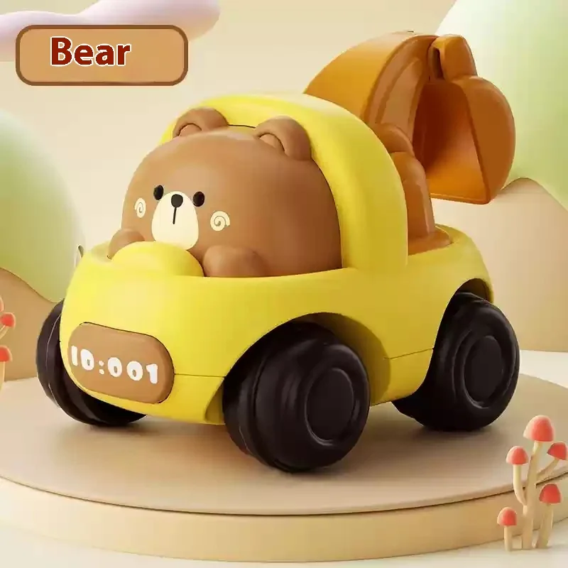 子供のための慣性おもちゃの車,1〜3歳,6ヶ月の男の子と女の子のための2匹の赤ちゃんのおもちゃ