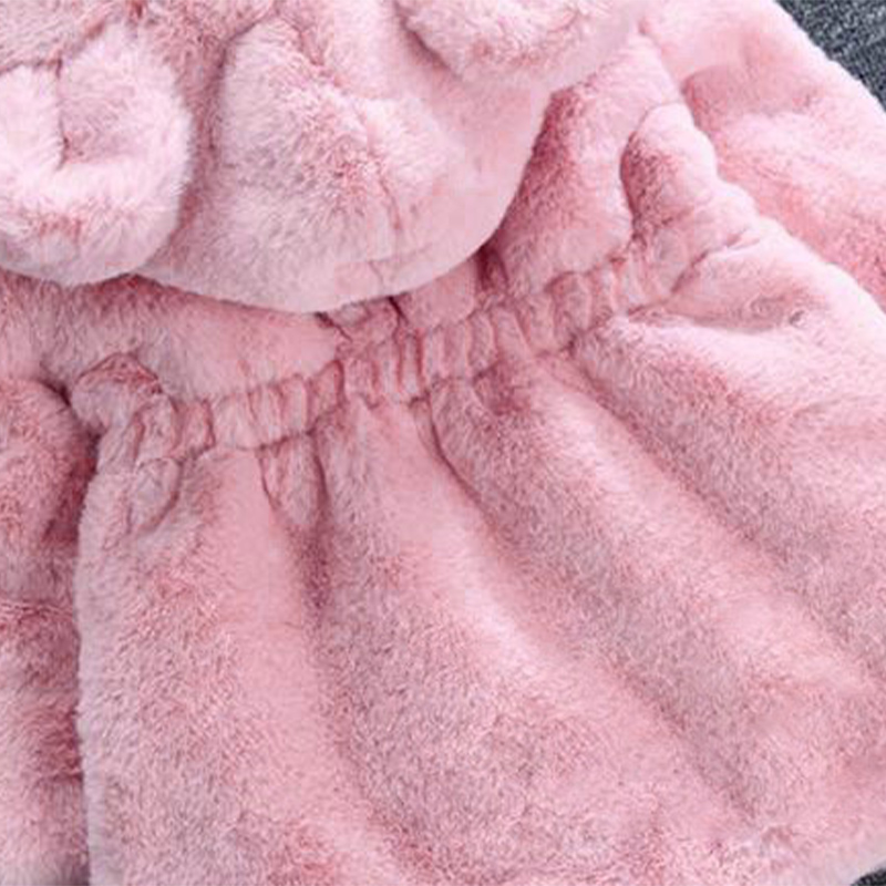 Baby Mädchen Baumwoll jacke Winter einfarbig süße Mädchen Jacke warme Woll pullover Jacke Mädchen Winterkleid ung