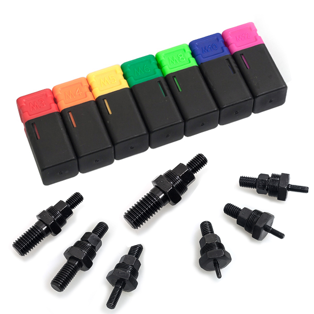 ALLSOME Nietpistole Teil Gewindedorn Ersatz für Handmutterniete metrisch M3-M12 HT2775+