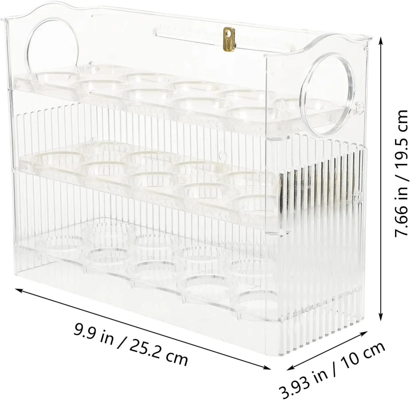 Eier Aufbewahrung sbox Kunststoff Organizer Rolling Slide Container mehr schicht ige Kühlschrank halter Tablett Organisationen Küchen zubehör
