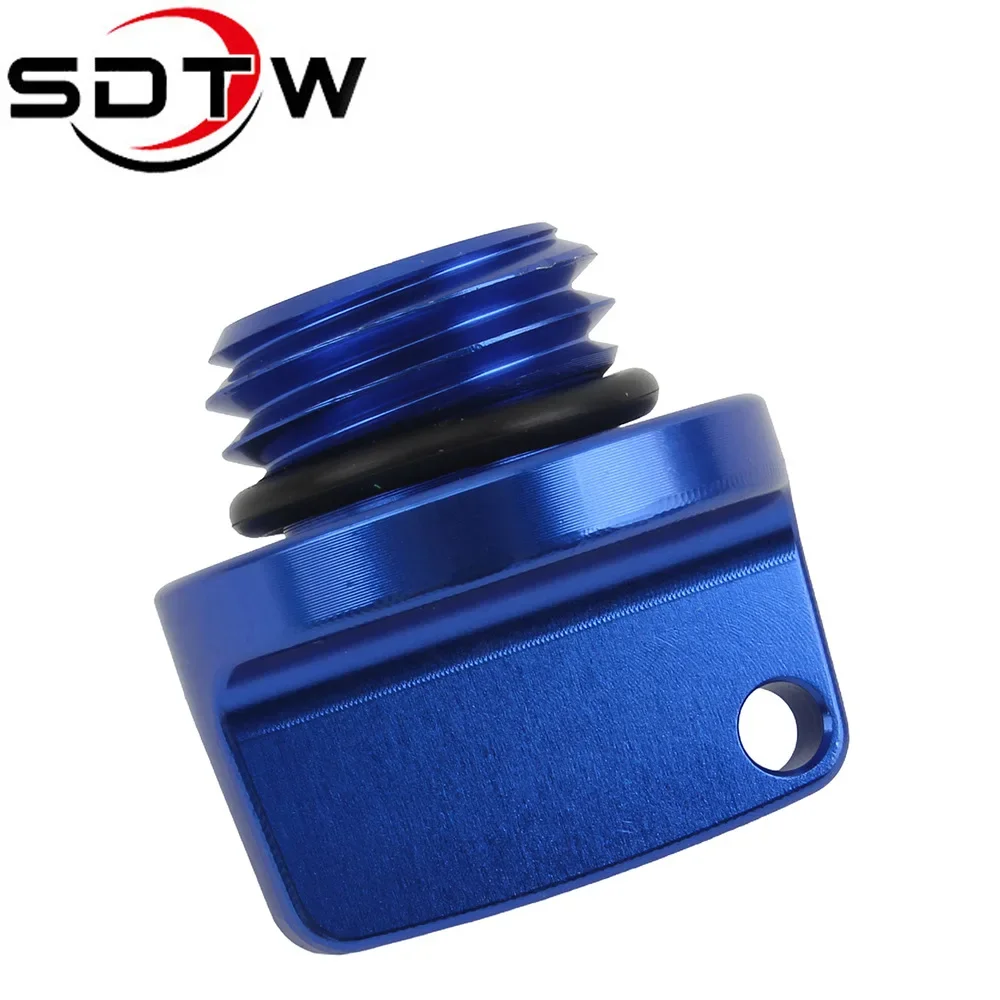 Tapa de cárter de motocicleta CNC, tapón de cubierta de tornillo de llenado de aceite de motor M20 * 2,5 para Yamaha Honda Suzuki Kawasaki, piezas de uso General