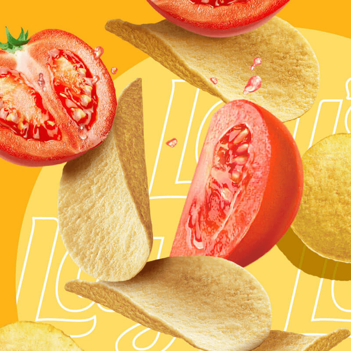 [10Packs] Lay's Tomato Potato Chips, 3.17oz*10Packs