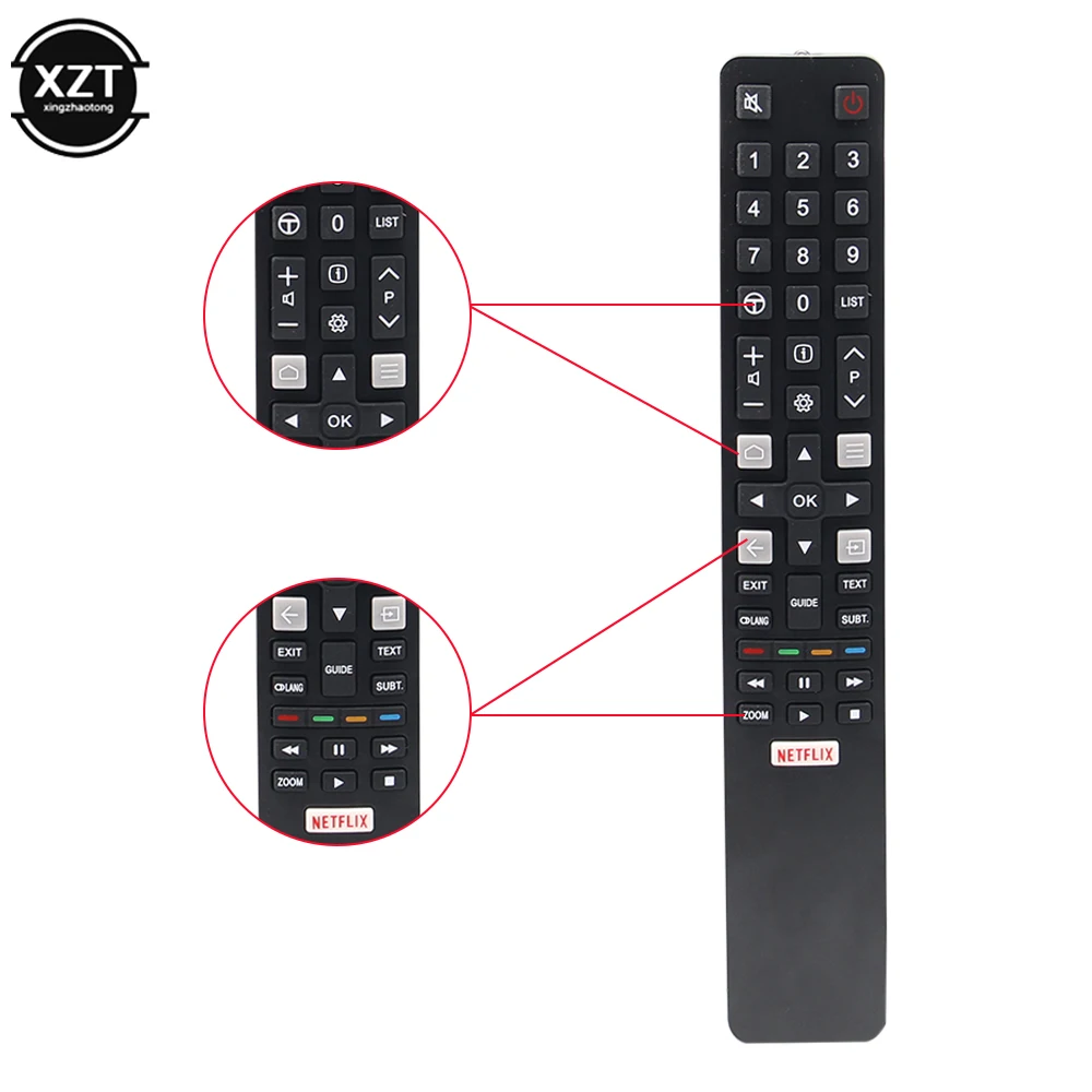 Control remoto RC802N para TCL TV YAI3 YUI2 YU14 YUI1 YU11 65C2US 75C2US 43P20US U65S9906 U43P6006 controlador