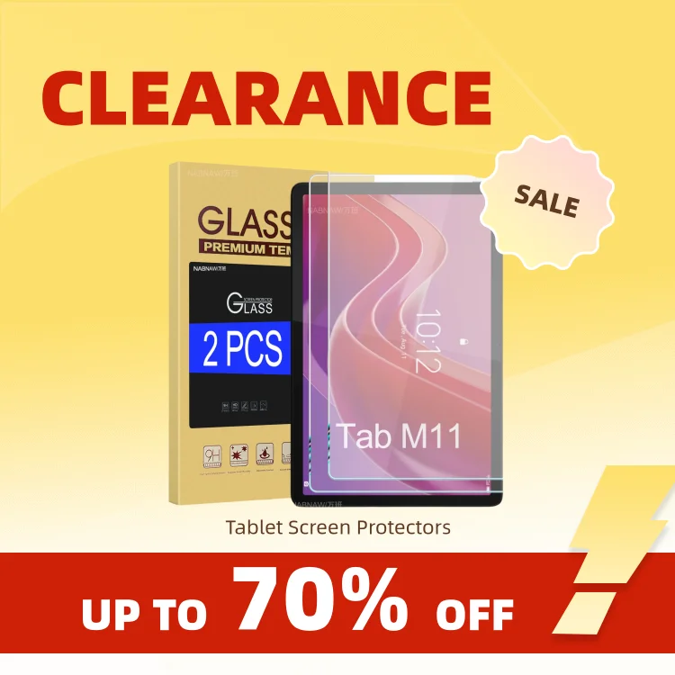 Clearance_2 Pieces HD Scratch Proof Screen Protector Tempered Glass For Lenovo Tab M11 11-inch 2024 Tablet Protective Film Free 
