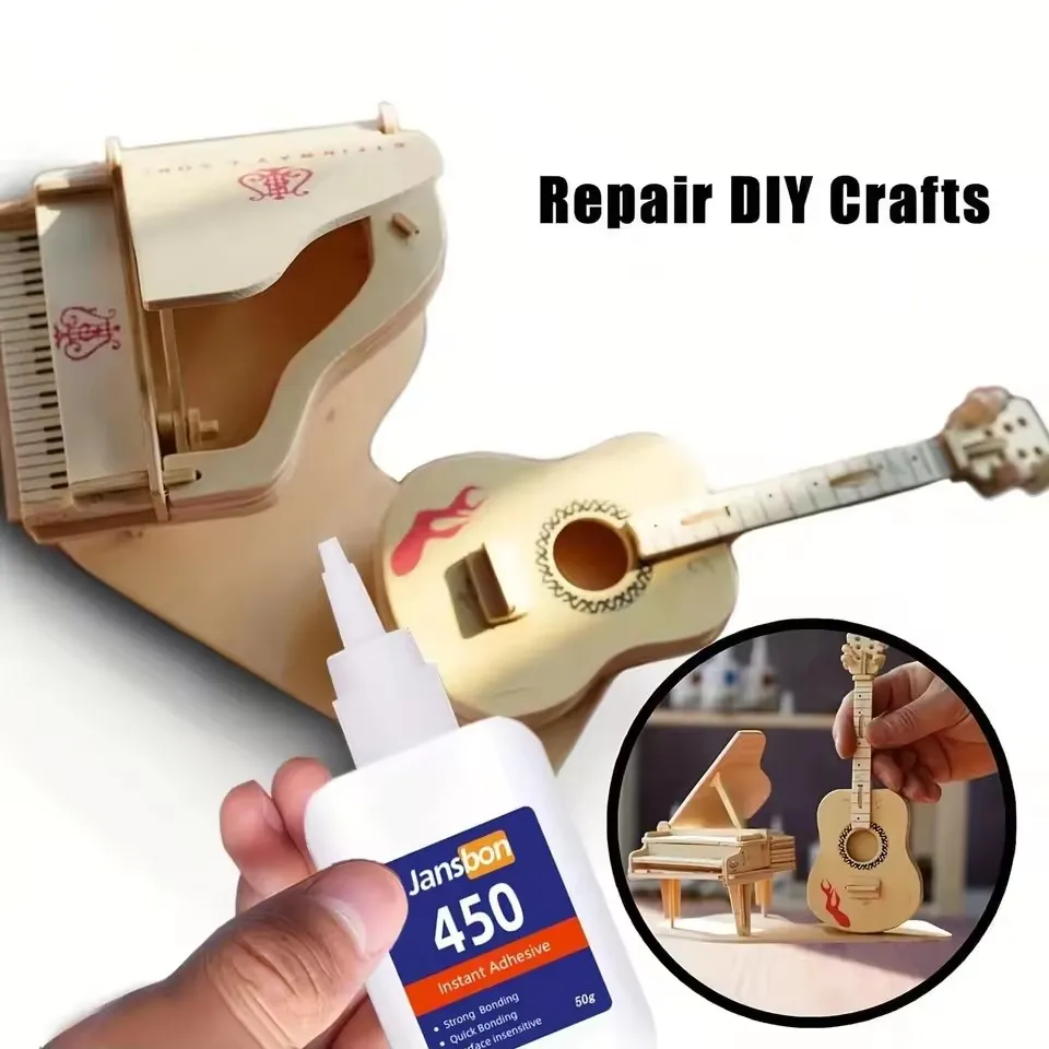 5Sec Super Glue Strong Bond สําหรับรองเท้า/แก้ว/โลหะ/ไม้/พลาสติก, เซรามิคแห้งเร็วอุตสาหกรรม Strength Instant กาว