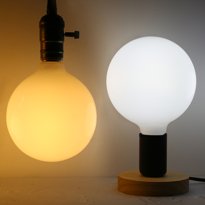 Big LED Bulb E27 85-265V G80 G95 G125 Energy Saving Global Light Lampada Ampoule LED Milky Light Bulb