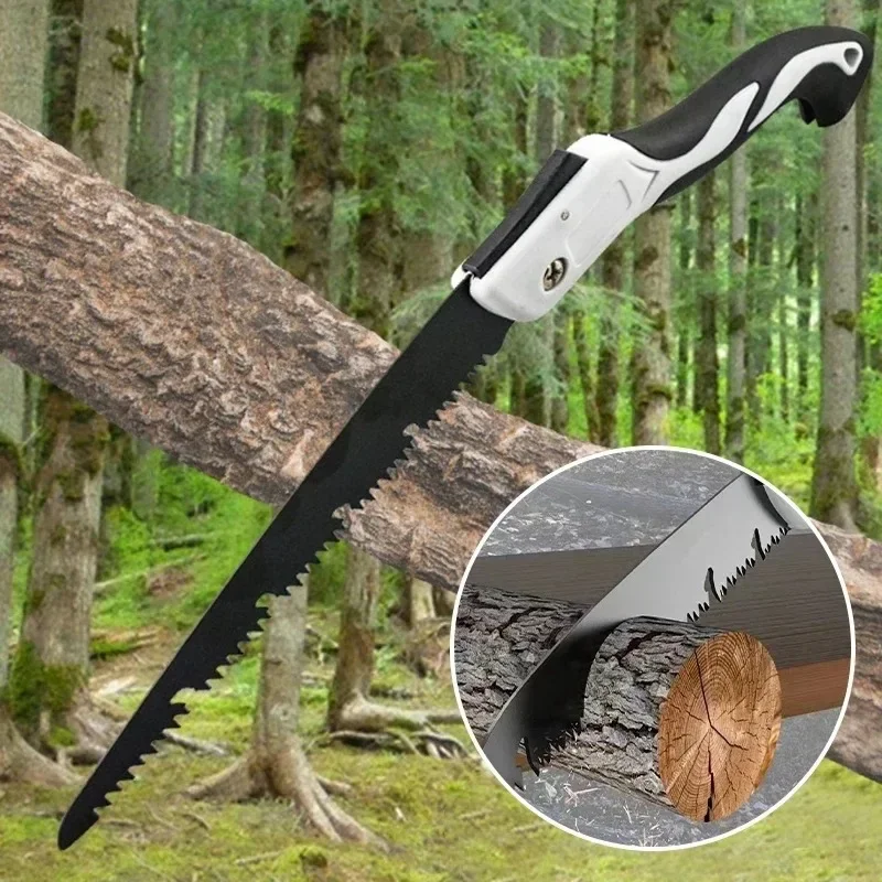 Sega a mano pieghevole Sega per legname multifunzionale per esterni Lavorazione del legno Sega portatile pieghevole Potatore Attrezzatura da giardino Attrezzi da giardinaggio