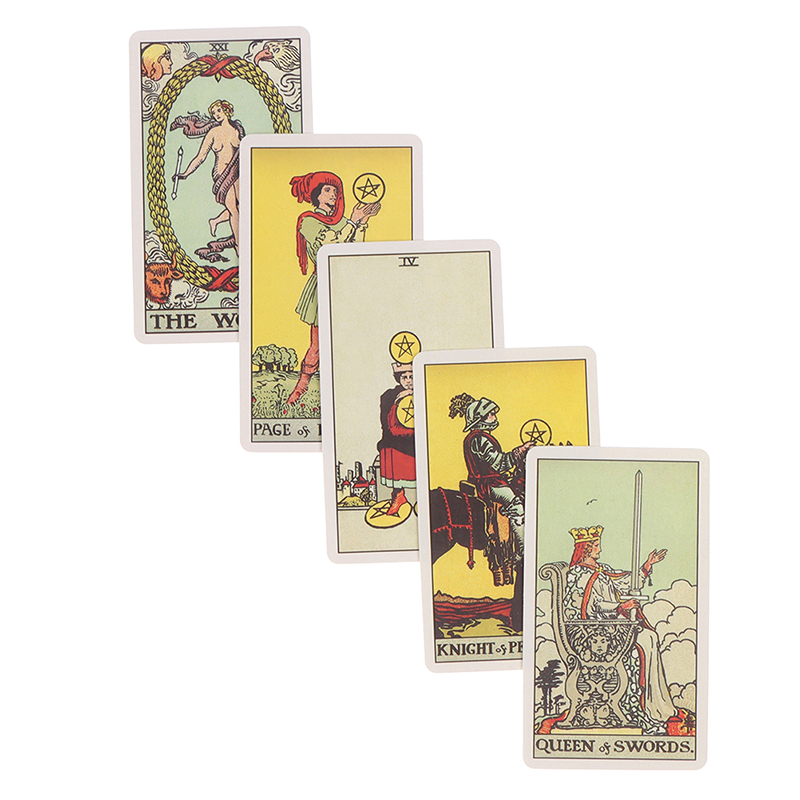 Cartas de baraja de Tarot originales, 1909, Rider Waite Smith, juego de mesa de adivinación, 1909