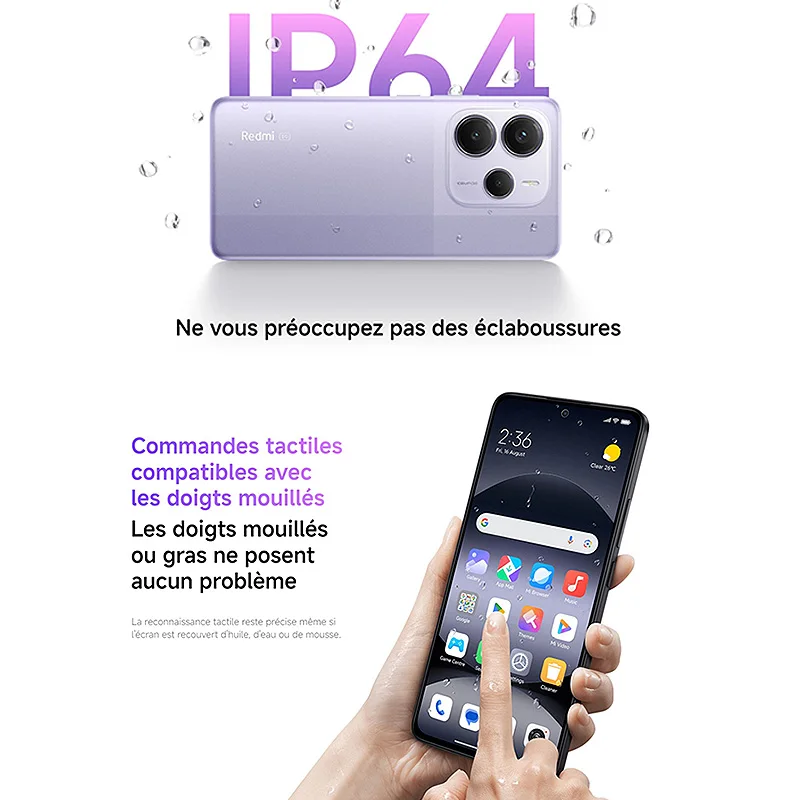 [World Premiere] Xiaomi Redmi Note 14 5G Global Version NFC Smartphone MTK Dimensity 7025-Ultra 108MP Camera 45W Turbo Charging