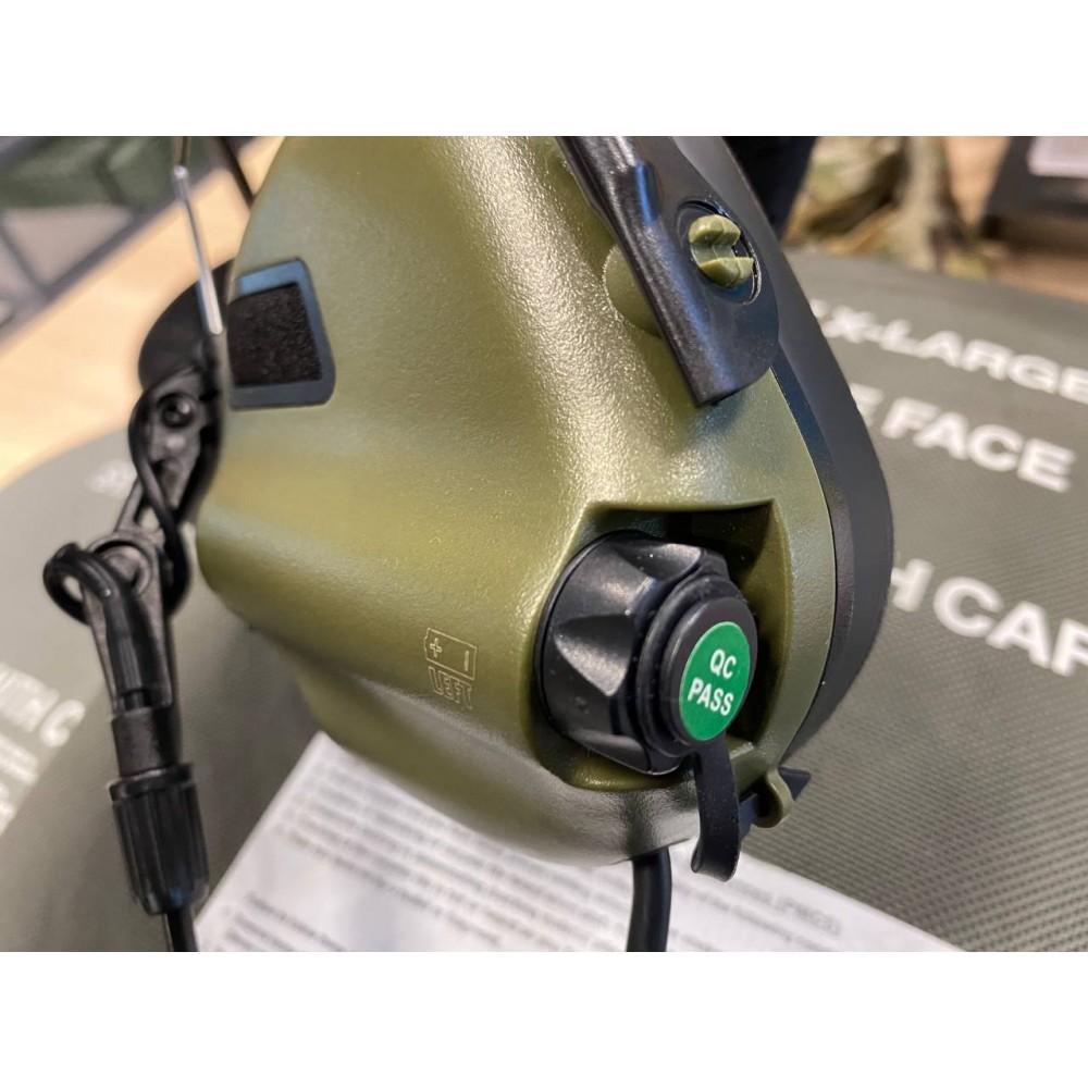 Earmor fone de ouvido tático m32 mod4, protetores de orelha para caça e tiro com microfone, amplificação de som, nrr 22db, multicolorido