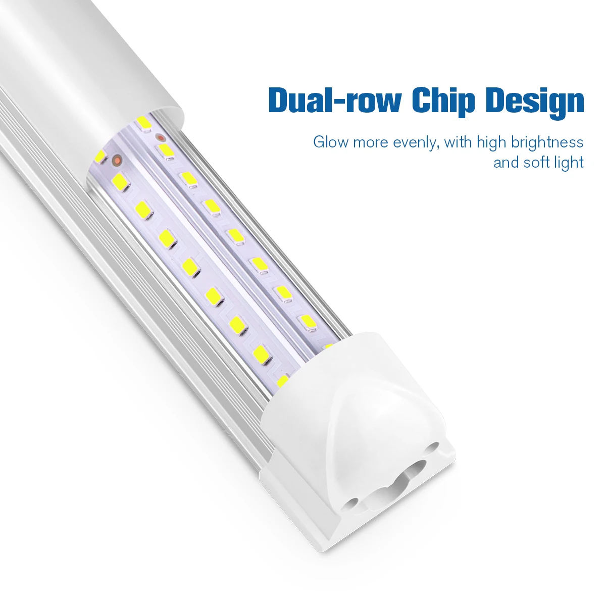 50CM T5 T8 알루미늄 LED 라이트 튜브 15W 25W LED 램프 튜브 220V 책상 작업장 차고 창고 주방 캐비닛 조명용