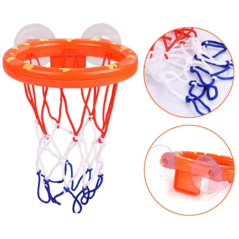 เด็กอาบน้ําบาสเกตบอล Hoop อ่างอาบน้ําน้ําเล่นของเล่นเด็กของเล่นเด็กวัยหัดเดินห้องน้ําดูดถ้วยตะกร้ายิงสําหรับของขวัญ