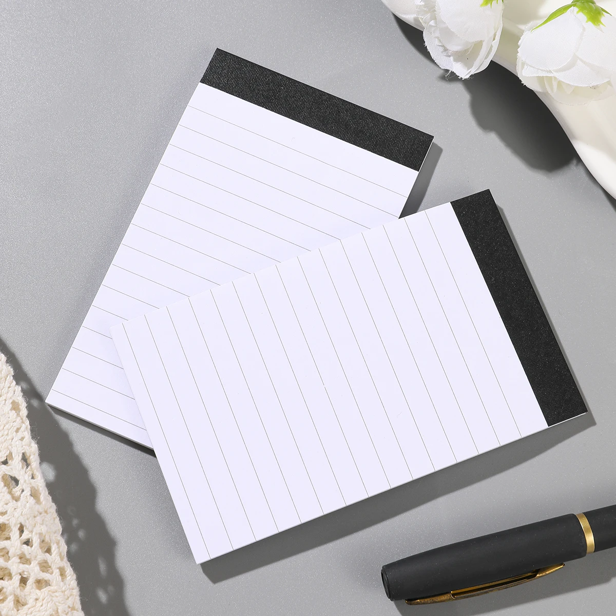 5/10 Volumes A7 Note Pads, 30 Horizontal Lines Note