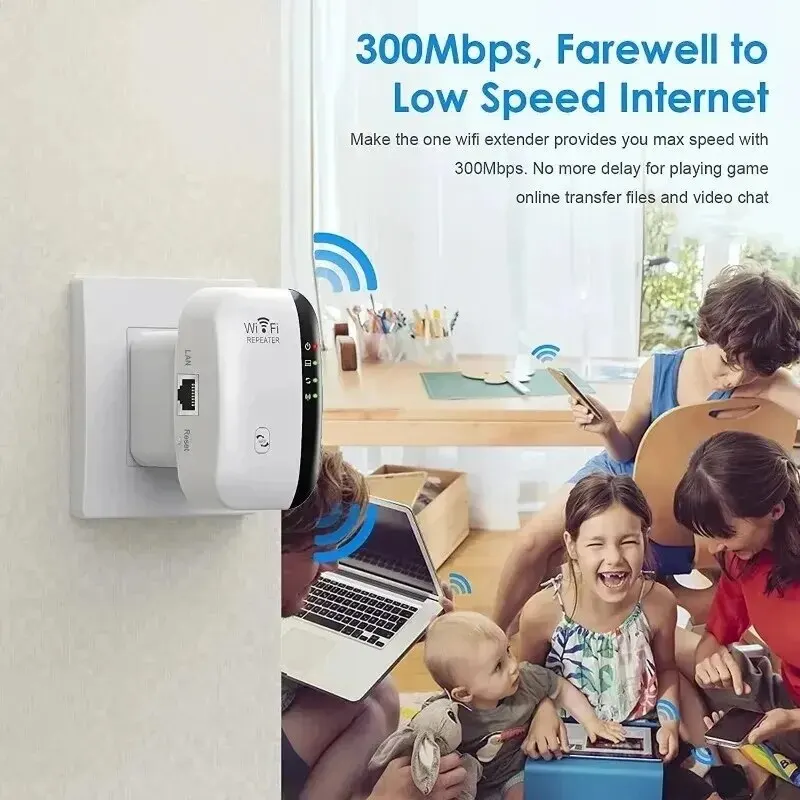 Amplificador de sinal sem fio wifi extensor pequeno panino cozido no vapor repetidor de rede ap banda larga roteador doméstico extensão de amplificação de sinal