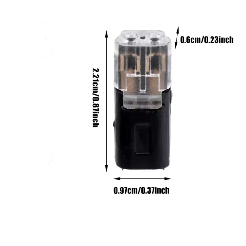 2 ขาปลั๊กขั้วต่อไฟฟ้ากันน้ํารถสายไฟยานยนต์ไฟฟ้า Connector Strip Terminal การเชื่อมต่อ