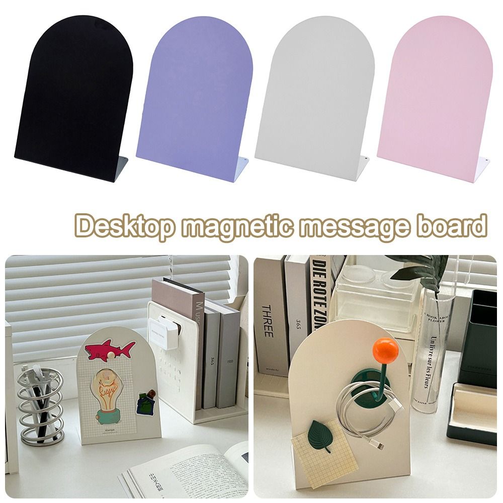 Creative Large Capacity Desktop Message Board Vertical Curved Storage Board Note Board Office Home Desktop Ornament
