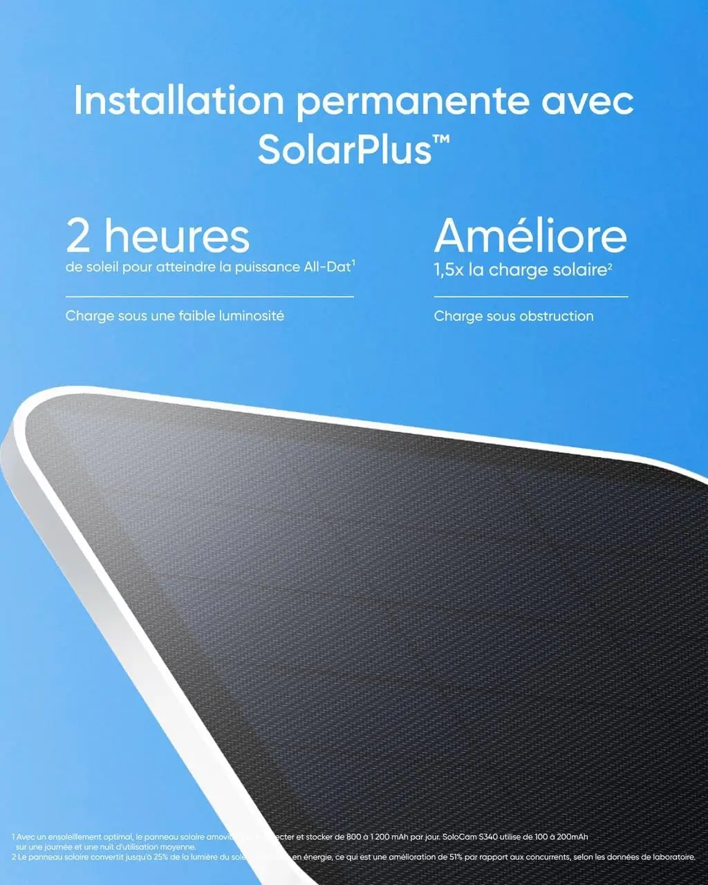 (EU-voorraad) Eufy Security SoloCam S340, camerabewaking buiten, 360° °   Monitoring, geen dode hoek, zonne-energie, 2,4 GHz WLAN
