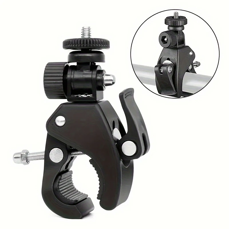 Bicycle Motorcycle Handlebar Mount Tripod Holder for GoPro Hero 13 12 11 10 9 insta360 SJCAM SJ4000 AKASO DJI OSMO Action Camera