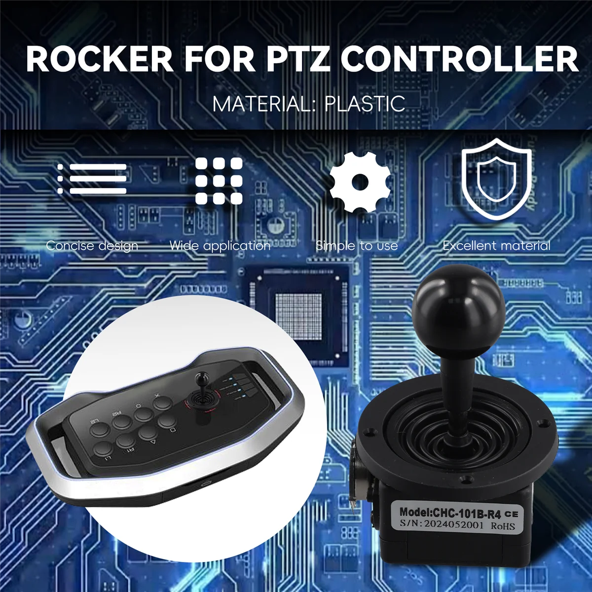 BABQ CH101 จอยสติ๊ก Potentiometer สําหรับ PTZ Controller/กล้องวงจรปิดการตรวจสอบ 2D จอยสติ๊ก
