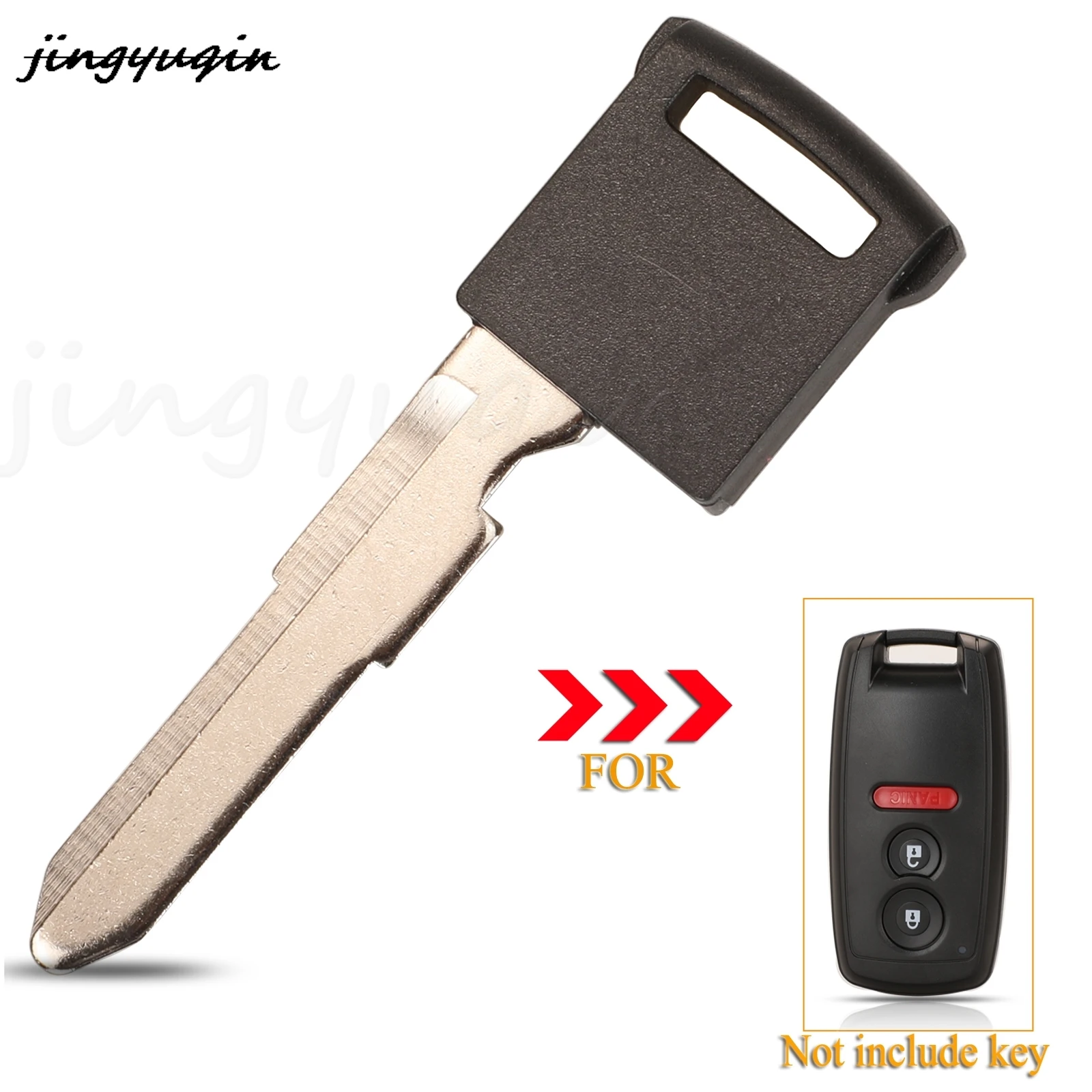 Jingyuqin llave remota de coche inserto de emergencia hoja sin cortar en blanco para Suzuki Grand Vitara 2006-2012 SX4 2008-2012