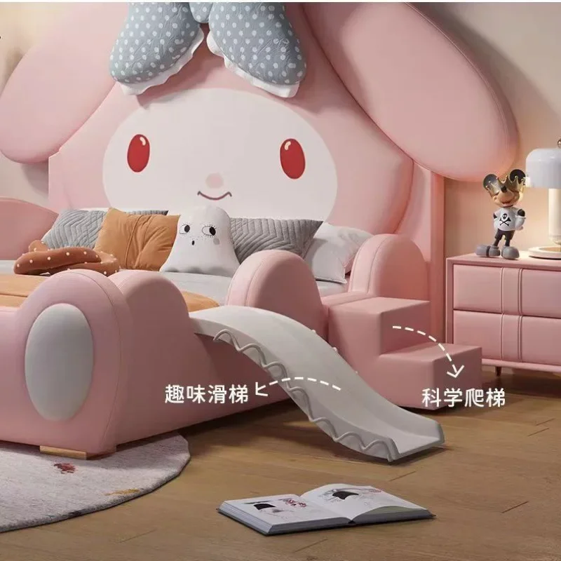 Modern Princess Children Bed Furniture Set Different Size Multi Functional Girl Children Bed