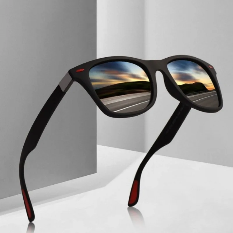Óculos de sol moda proteção solar pesca óculos de sol masculino e feminino proteção uv pesca esportes ao ar livre óculos de sol