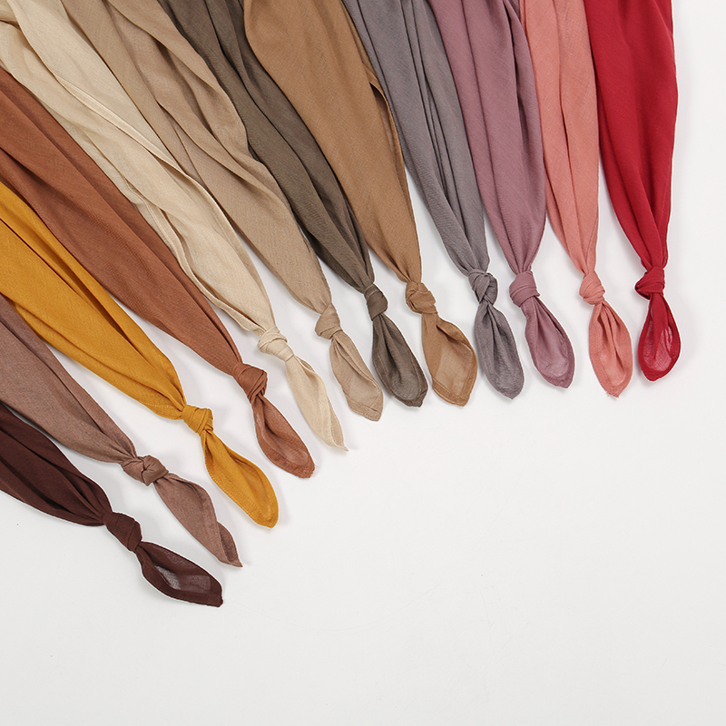 Muçulmano modal hijab rayon algodão xales para mulheres lenço liso tamanho grande lenço turbante islâmico bandana 190*85cm