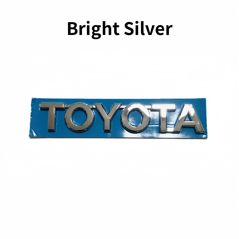 3D negro plata coche maletero cola pegatina emblema insignia calcomanías decoración para Toyota Corolla Camry Yaris Chr Auris RAV4 hilux logo