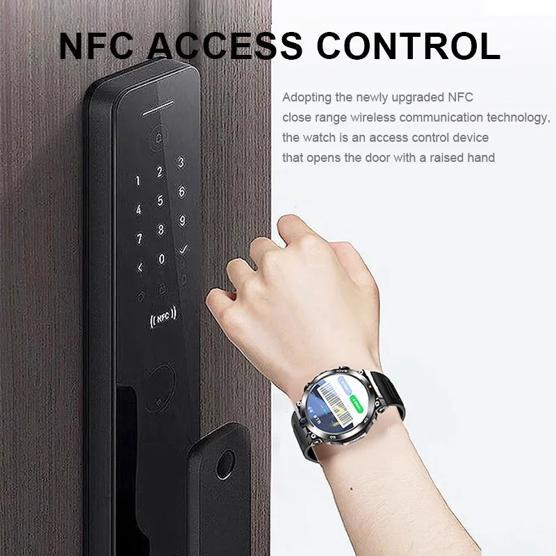 Reloj inteligente con tarjeta SIM de red 4G de 1,39 pulgadas, cámara Dual, GPS, Wifi, NFC, resistente, 64G-ROM, Google Play, IP67, Android, hombres y mujeres