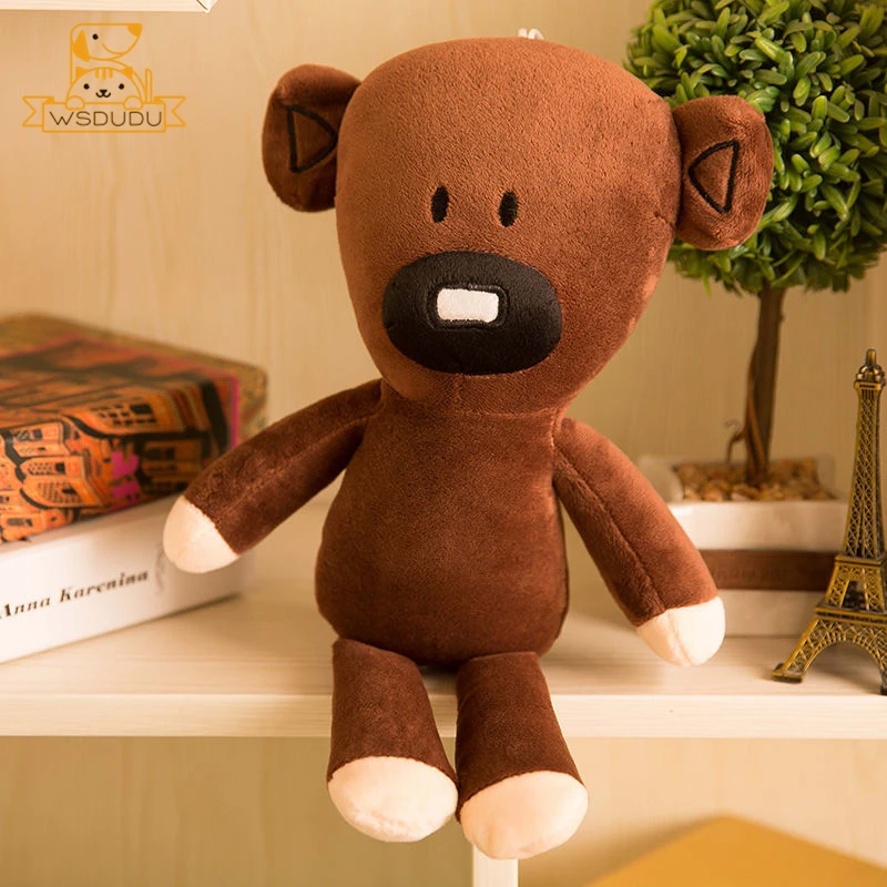 Vui Vẻ Mr Bean Gấu Bông Hài Kịch Hoạt Hình Thú Nhồi Bông Sang Trọng Đồ Chơi Đáng Yêu Phim Hình Dễ Thương Nâu Động Vật Búp Bê Mềm Mại Cho Trẻ Em quà Tặng