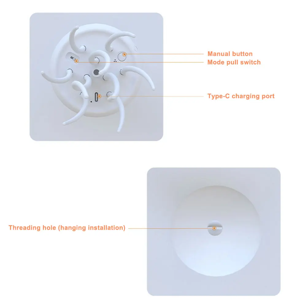 Luz de noche de medusas de dibujos animados, lámpara de mesita de noche con gradiente RGB, Linda Medusa, Control de voz, carga tipo C, LED