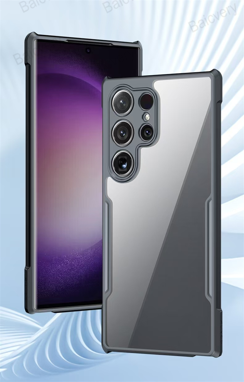 Capas untuk ITEL S25 penutup lensa pelindung cangkang belakang akrilik antijatuh sangat jernih