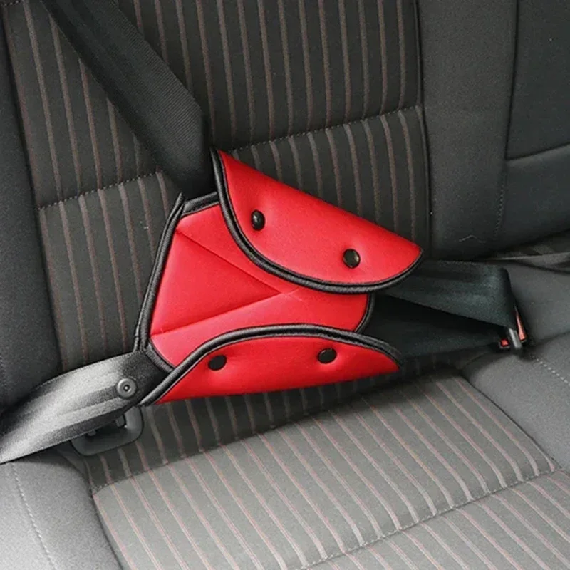 Funda para cinturón de seguridad de coche, cojín para arnés de cinturón de seguridad, almohadilla protectora para correa de hombro para niños/niños/adultos, ajustador negro, gris y rosa