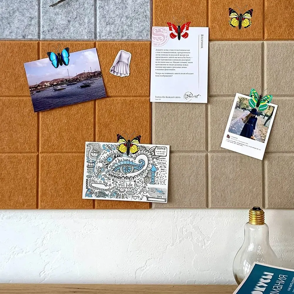 ผีเสื้อ Thumb Tacks ตกแต่ง Push Pins ผีเสื้อ Push Pins สีสันน่ารัก Pushpins สําหรับ Photo Wall Cork Board (30 แพ็ค)