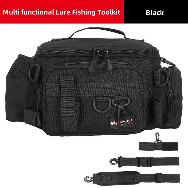 多機能ルアー釣りツールキットウエストバッグ、ポータブルワンショルダーバックパック、防水クロスボディバッグ、新品、2021、1