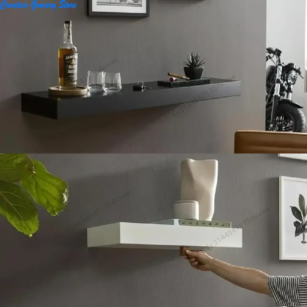 Wandmontiertes Magicflap-Designer-Regal aus Holz, multifunktional, verdecktes schwebendes Regal, geheimes Fach, Wandregale, Heimdekoration