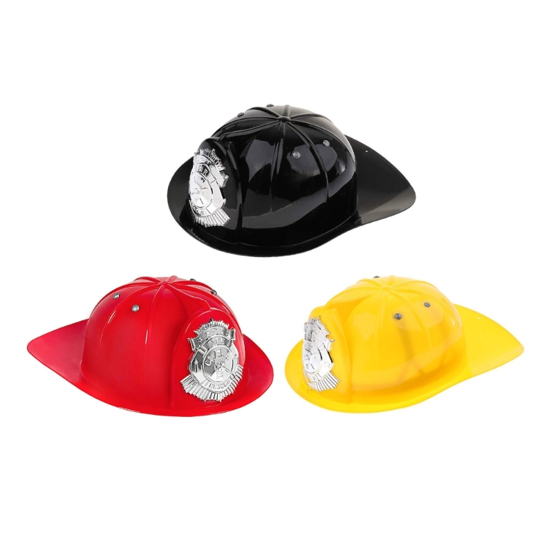 Capacete bombeiro n80c, chapéus bombeiro, cosplay, acessórios para meninos meninas, crianças, chapéu bombeiro,