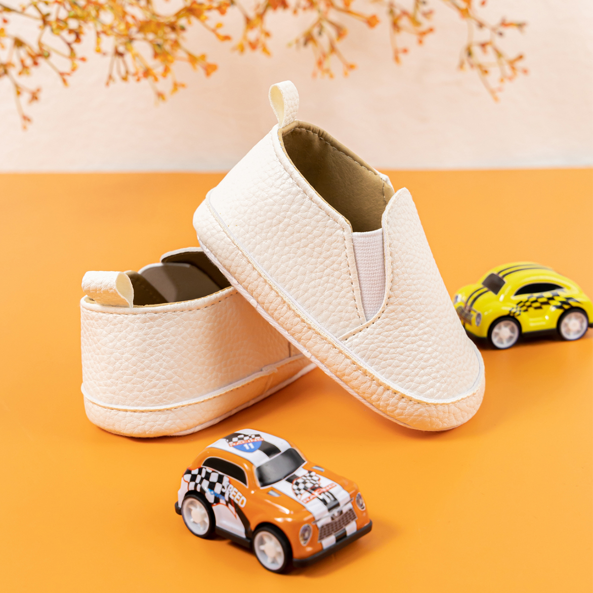KIDSUN moda Casual bebé niño suela de algodón Primer andador niño bebé mocasines zapatos cómodos deportes zapatos de bebé 0-18M