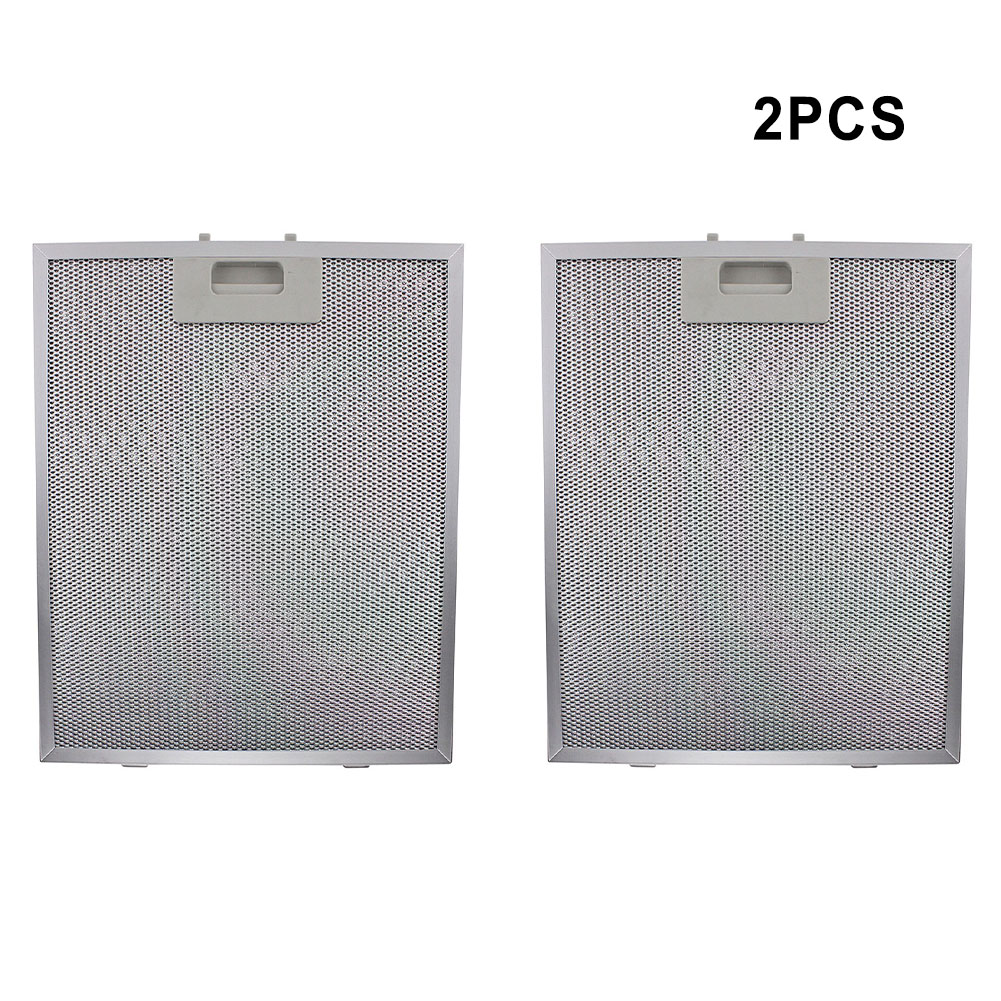 2x filtro de exaustor de substituição ventilação alumínio aspirador 26*32cm malha metal fogão capô filtro graxa extrator cozinha