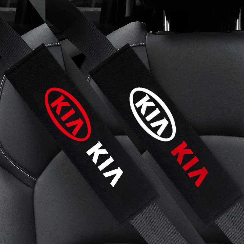 2szt Automatyczny bawełniany pokrowiec na pas bezpieczeństwa do Kia Rio Ceed Sportage Cerato Soul Sorento K2 K5 Picanto Optima Akcesoria