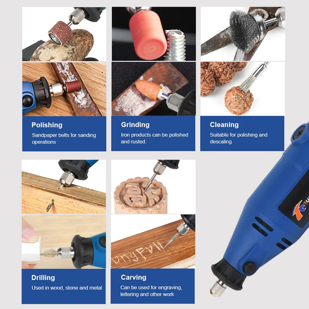 Máquina de gravura broca elétrica moedor mini máquinas polimento com acessórios moagem conjunto ferramenta rotativa elétrica