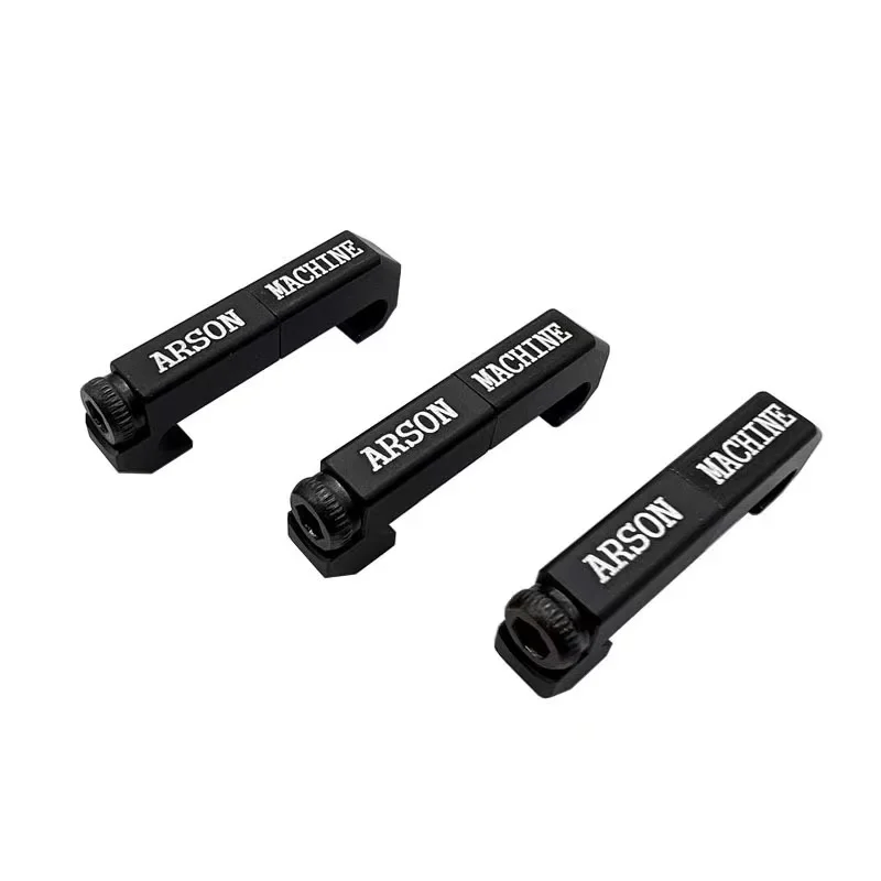 Pressostato tattico per luce Guide per cavi Picatinny in alluminio per torcia e clip per cavi per interruttori a nastro laser (nero)