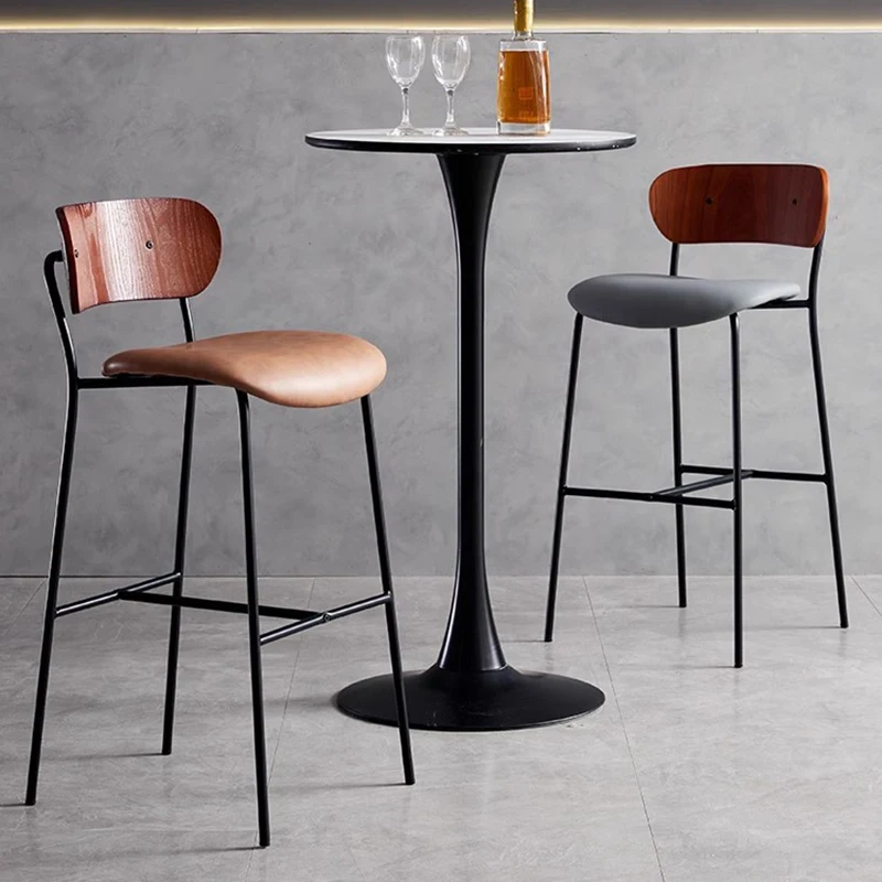 Gaming Relaxing Bar Stools Reception Desks Designer Modern Balcony Back Restaurant Dining Chairs Modern Sillas Salon Furniture