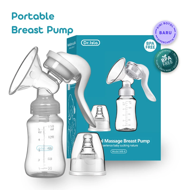 MAMIJOY Borstkolf Handmatige Zuigmelkpomp Voeden Borsten Pompen Melkfles Zuigen Postpartum Benodigdheden BPA Gratis
