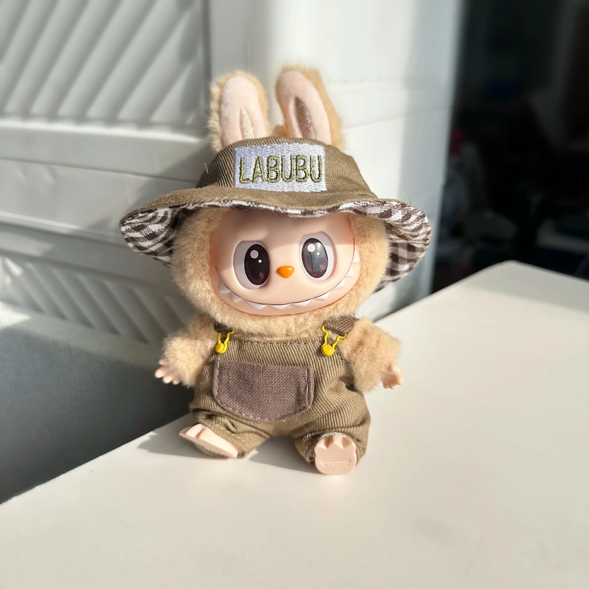 Ropa para muñecas Labubu de 17cm, conjunto de monos de macarrón Labubu, accesorios para muñecas a juego de colores