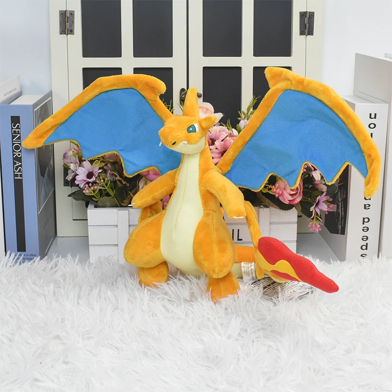 20 ซม.Evolution Mega Charizard Y ตุ๊กตาของเล่นตุ๊กตาพ็อกเก็ตมอนสเตอร์อะนิเมะมังกรตุ๊กตาของเล่นตุ๊กตาสัตว์ของขวัญเด็ก