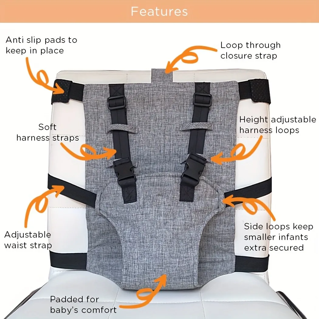 Chaise enfant ceinture de sécurité arrêter des bébés glisser chute bébé salle à manger chaise ceinture de sécurité réglable enfants alimentation sécurité Protection garde