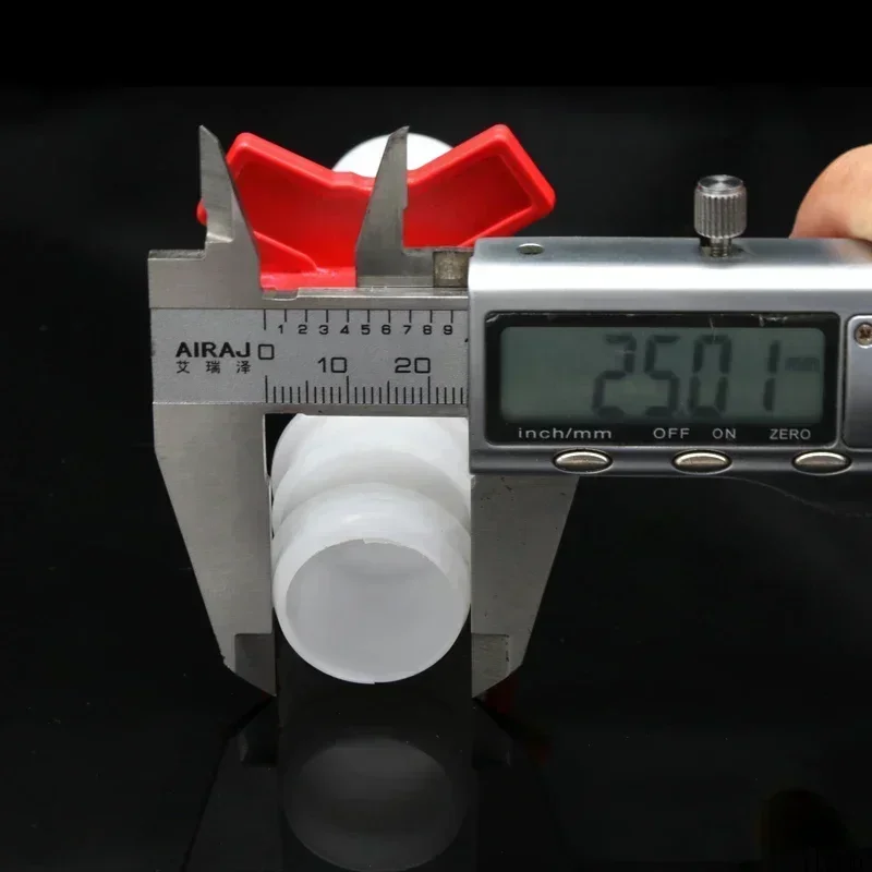 1 Uds 4mm 6mm 8mm 10mm 12mm 16mm 20mm 25mm espiga de manguera de PVC válvula de bola de plástico bidireccional acuario jardín Micro conector de riego