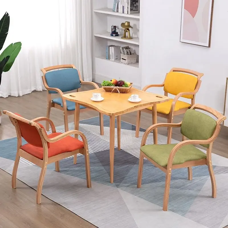 Cadeira Sênior Nórdica com Apoio de Braço, Adequado para Cuidados Idosos, Home Nursing, Apartamento, Cuidado Idoso